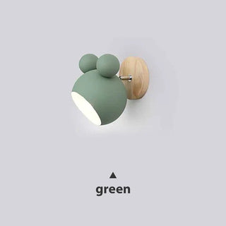Aurora - Wooden Modern Nordic Round Wall Light