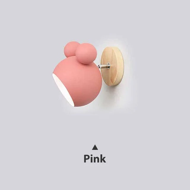 Aurora - Wooden Modern Nordic Round Wall Light