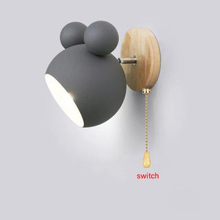 Aurora - Wooden Modern Nordic Round Wall Light