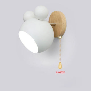 Aurora - Wooden Modern Nordic Round Wall Light