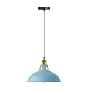 Yus - Industrial Modern Blue Pendant Ceiling Light
