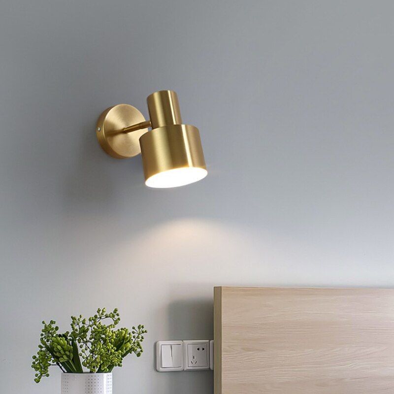 Davian - Hanging Gold Wall Lamp