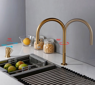 Donovan - Brass Pull Down Hot/Cold Mixer Tap