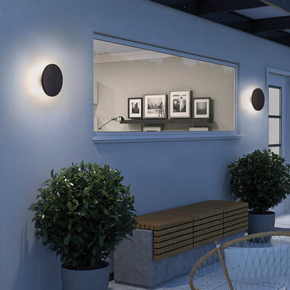 Andre - Outdoor LED Rectangle/Round Modern Wall Light