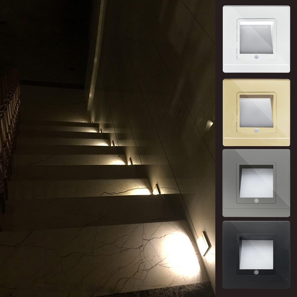 Callahan - Stair Light Sensor Recessed Wall Light