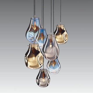 Zachariah - Stained Glass Pendant Hanging Light