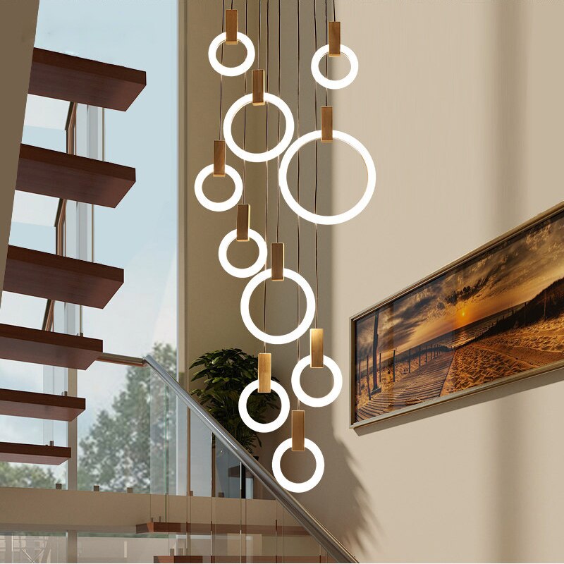 Chance - LED Ring Hanging Chandelier