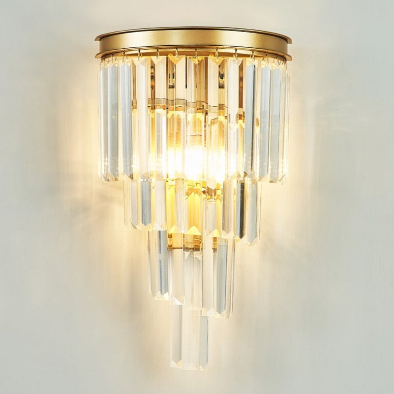 Atreus - Wall Gold Crystal Sconce Wall Light