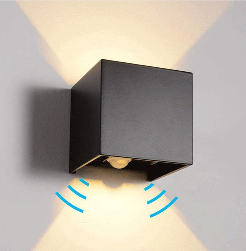 Ari - Outdoor Square Up/Down Wall Sensor Light