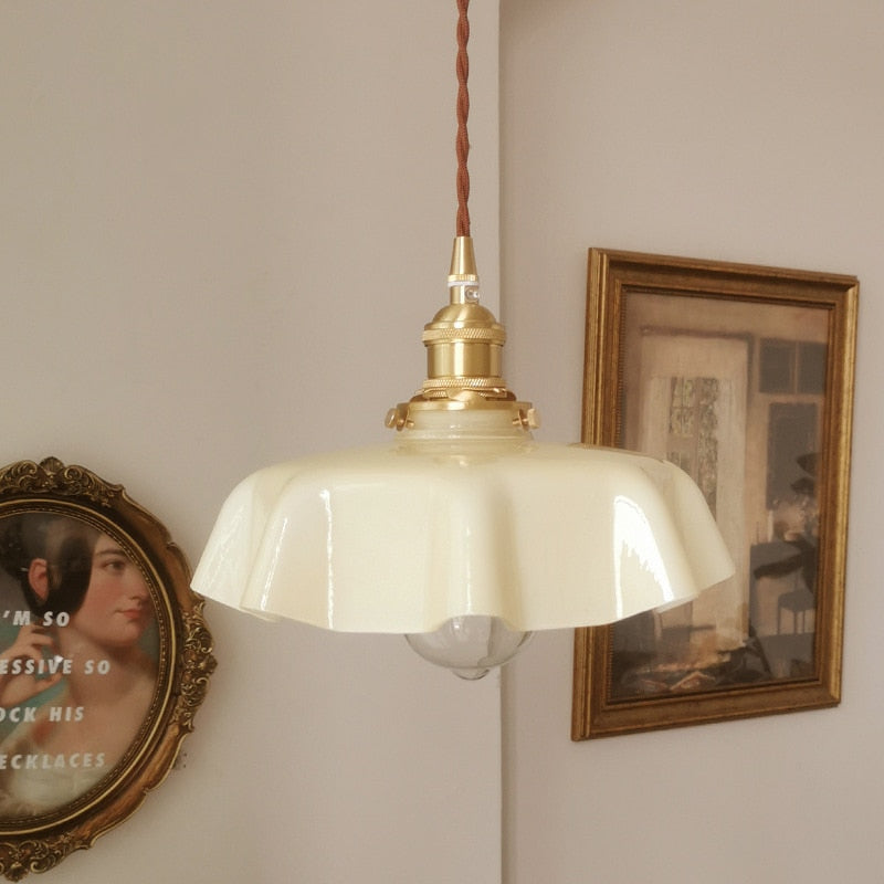 Henrik - Retro French Brass Pendant Hanging Light
