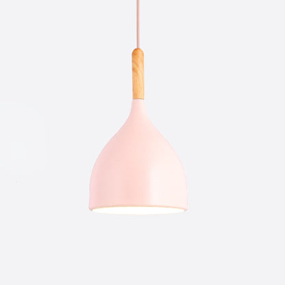 Talon - Modern Teardrop Wood Hanging Nordic Ceiling Pendant Light