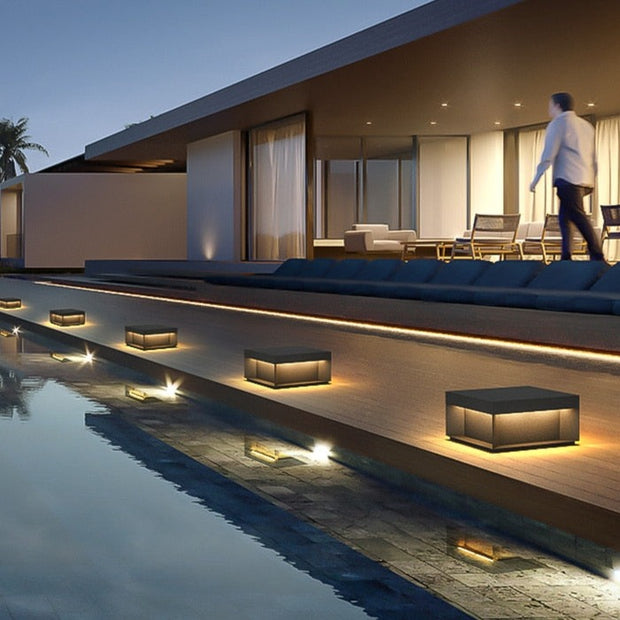 Redd - Solar Powered Outdoor Floor Light Box