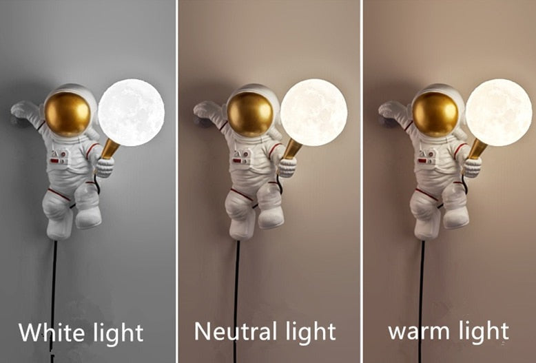 Wylder - Astronaut Moon Wall Light