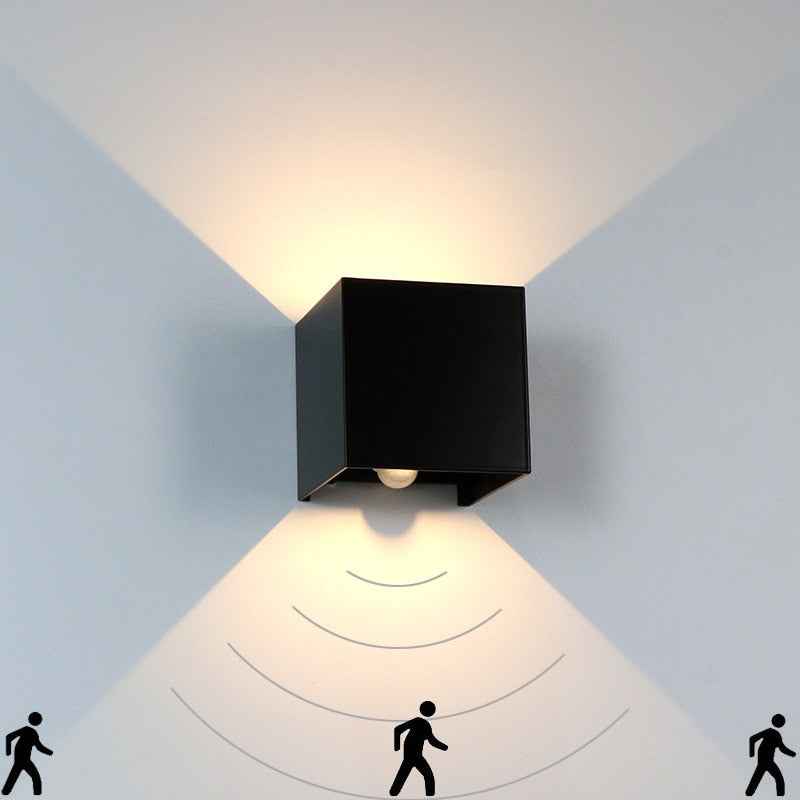 Ari - Outdoor Square Up/Down Wall Sensor Light