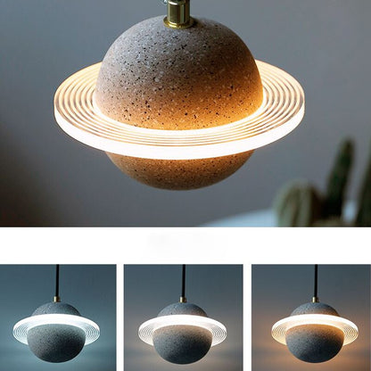 Anderson - Modern Planet Style LED Round Hanging Pendant Ceiling Light