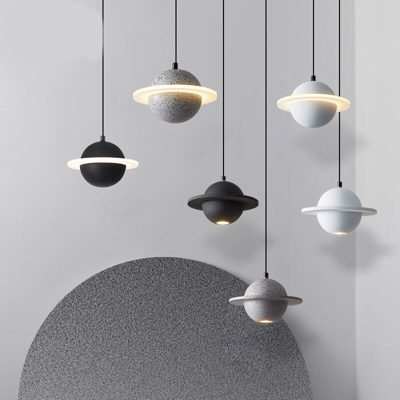 Anderson - Modern Planet Style LED Round Hanging Pendant Ceiling Light