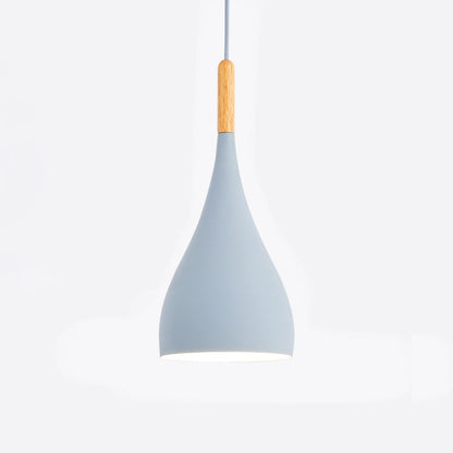 Talon - Modern Teardrop Wood Hanging Nordic Ceiling Pendant Light