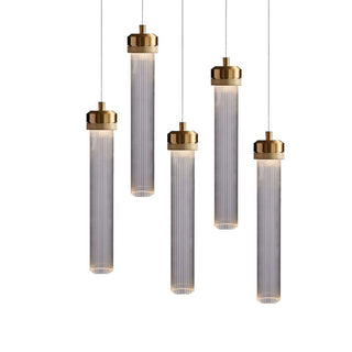 Wresley - Modern Gold Glass Hanging Ceiling Light