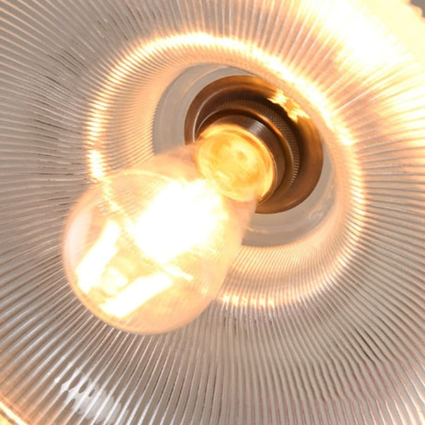 Jakai - American Vintage Stripe Pot Glass Pendant Light