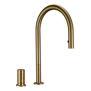 Donovan - Brass Pull Down Hot/Cold Mixer Tap
