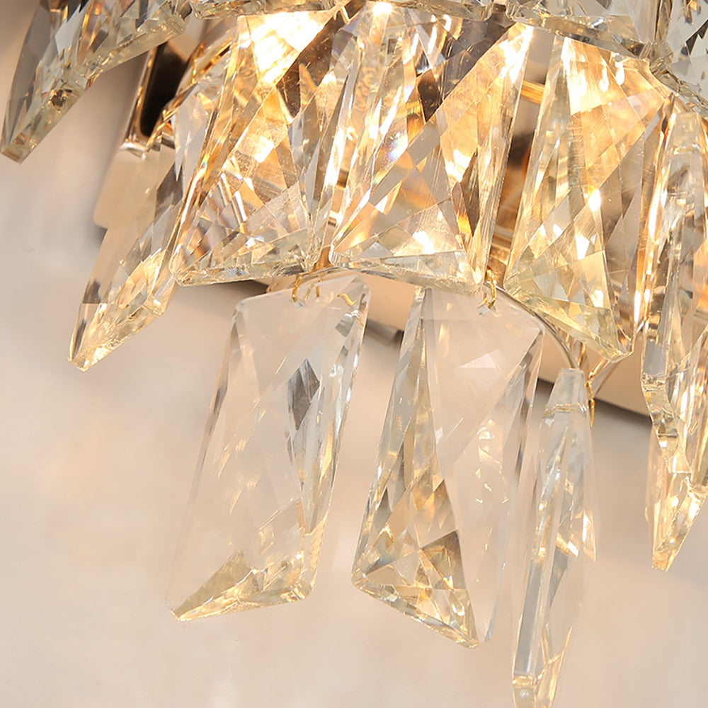 Cassian - Crystal Glass Wall Light