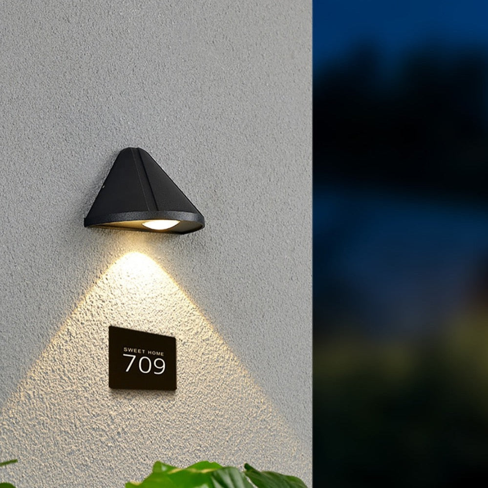 Gianni - LED House Number Down Outdoor Wall Lamp