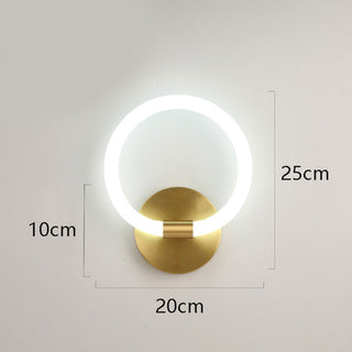 Evander - Round Ring Wall Light 360° Glow