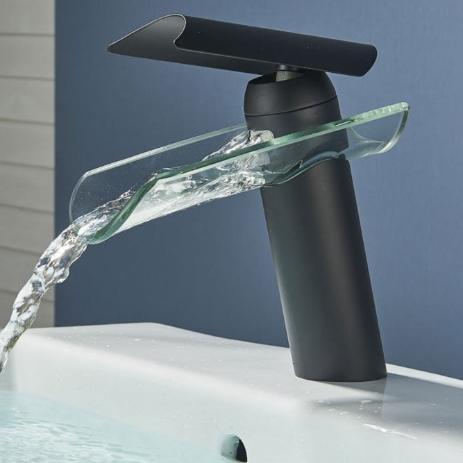 Vicenzo - Waterfall Single Lever Modern Bathroom Tap