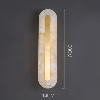 Jedidiah - Marble Rounded Wall Light