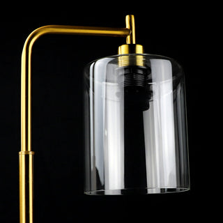 Ariel - Metal Pole Glass Shade Floor Light