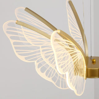 Warren - Gold Butterfly Hanging Chandelier