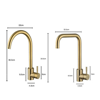 Damon - Stainless Steel 360 Rotate Cold/Hot Mixer Tap