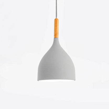 Talon - Modern Teardrop Wood Hanging Nordic Ceiling Pendant Light