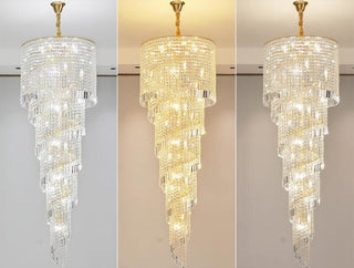 Ares - Crystal Round Hanging Chandelier