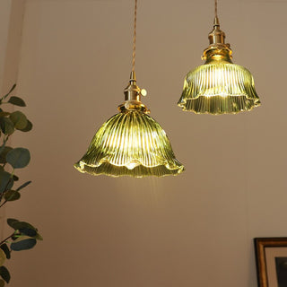 Misael - Glass Hanging Vintage Pendant Light