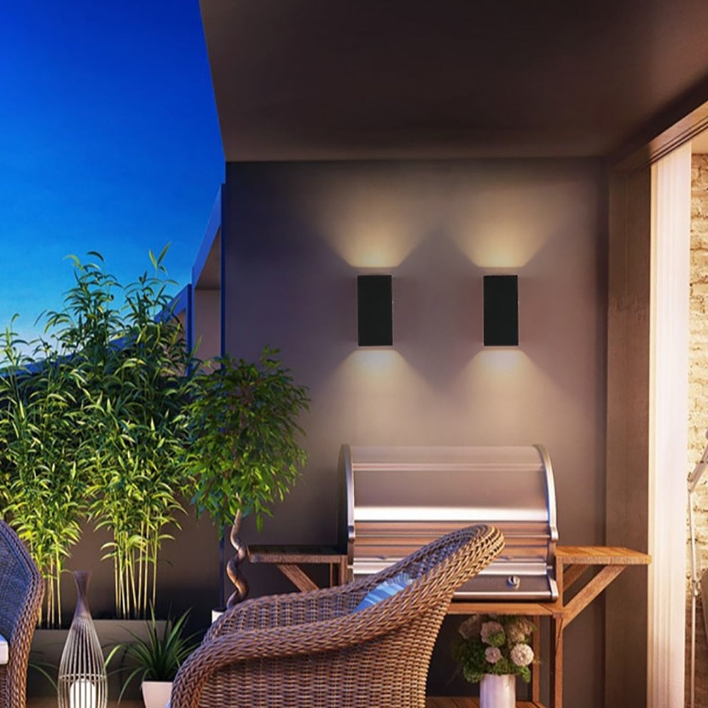 Orion - Double Head Up/Down Outdoor Wall Light