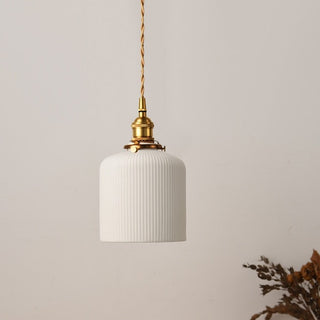 Bode - Hanging White Minimalist Ceiling Light