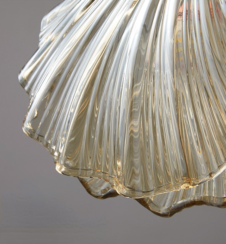 Lylah - Glass Shell Ceiling Light