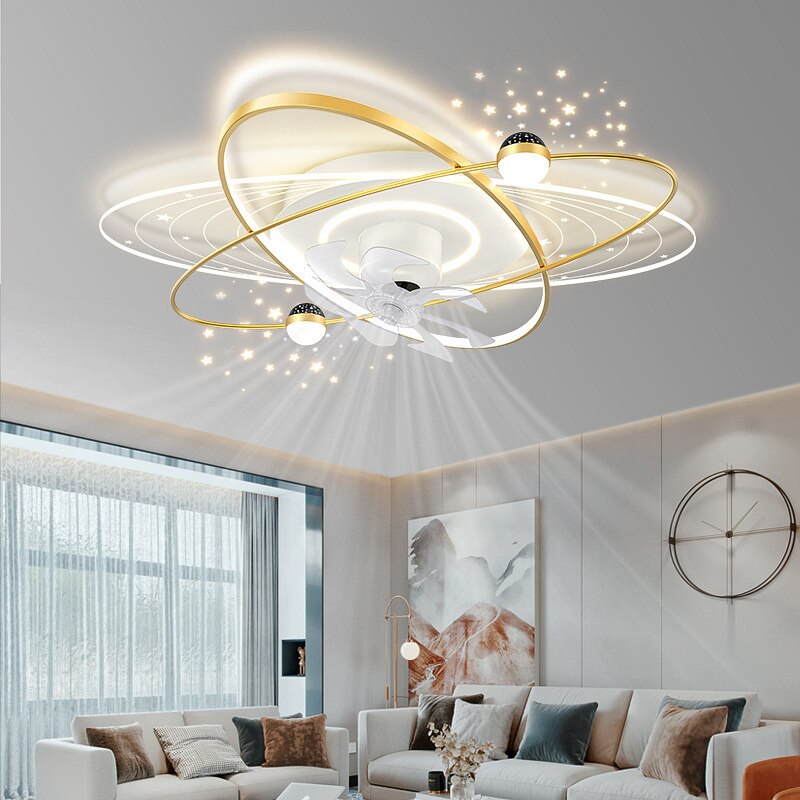 Dulcie - Acrylic Modern Light Ceiling Fan 7 Blade