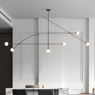 Hector - Modern Pipe Ball Ceiling Chandelier