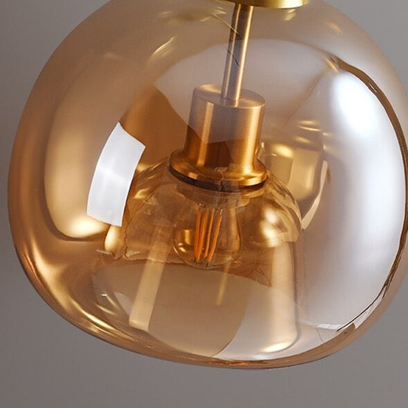 Kameron - Ceiling Shaped Glass Pendant Light