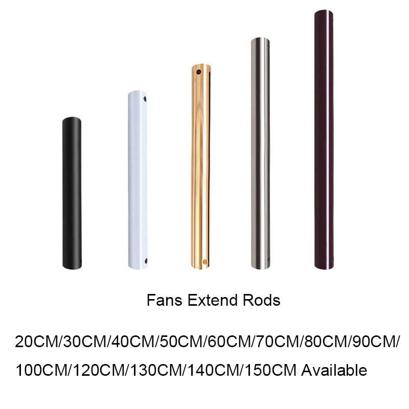 Camrie Industrial Wood Ceiling Fan Extension Rod