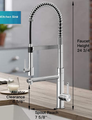 Caiden - Kitchen Rotation Retractable Cold/Hot Mixer Tap