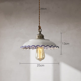 Michaela - Ceramic Vintage Hanging Lamp