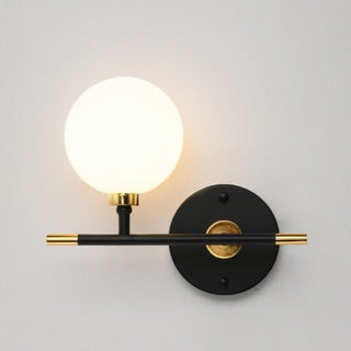 Arlo - Modern Black/Gold Wall Light