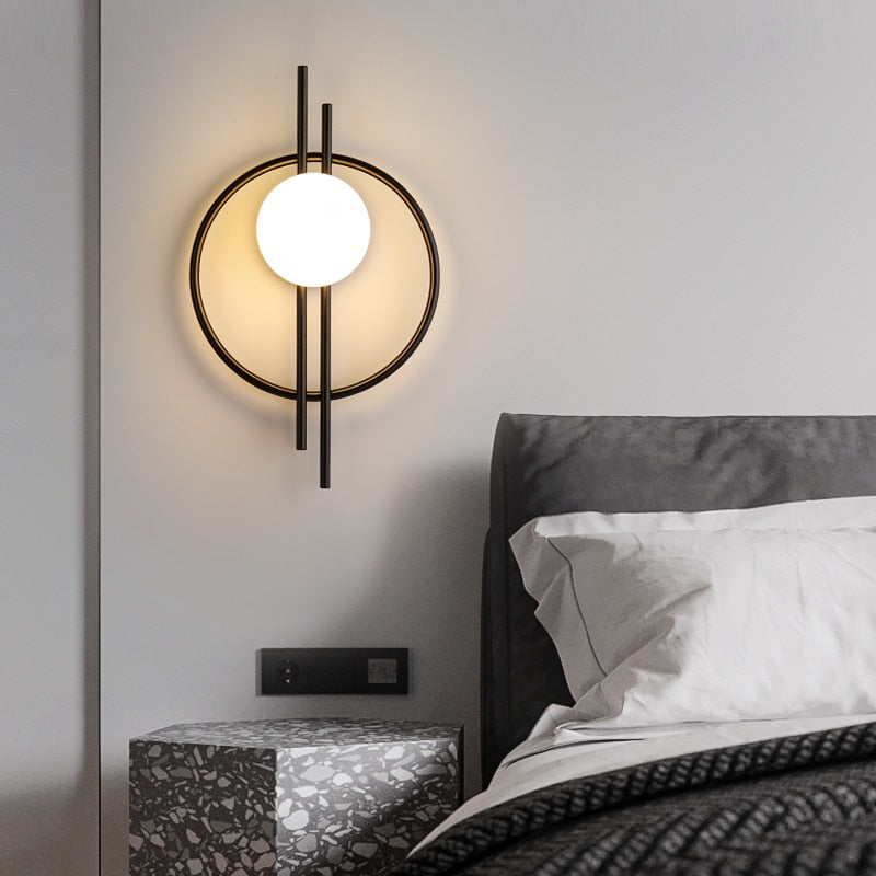 Avyaan - Modern Round Wall Lamp
