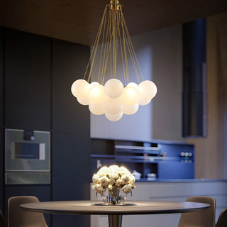Armando - Frosted Glass Ball Hanging Chandelier