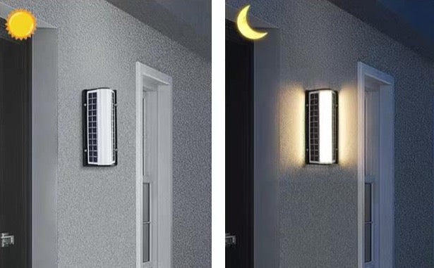 Denver - Solar LED Outdoor Wall Light IP65 Waterproof