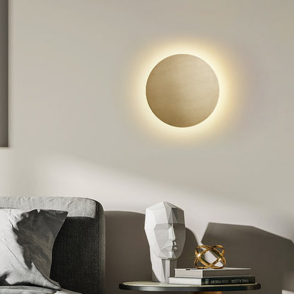 SHUMAN - Round Moon Style Minimalist Wall Light