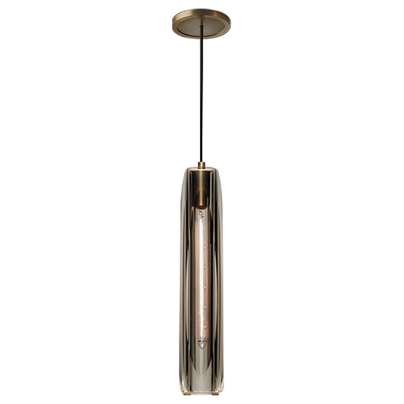 Maxwell - Crystal Vertical Tube Shade Hanging Pendant Ceiling Light